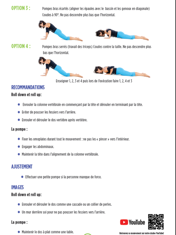 Pilates Fondamental - Formation Professionnelle - Le Pilâates Pour les Pros - Pilates Academie - Example Mouvement 1-2